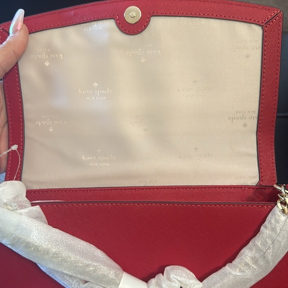 SOLD KATE SPADE ♠️ ♠️♠️ Beautiful Kate Spade in a gorgeous Candied CHERRY 🍒 R… - Picture 2 of 15